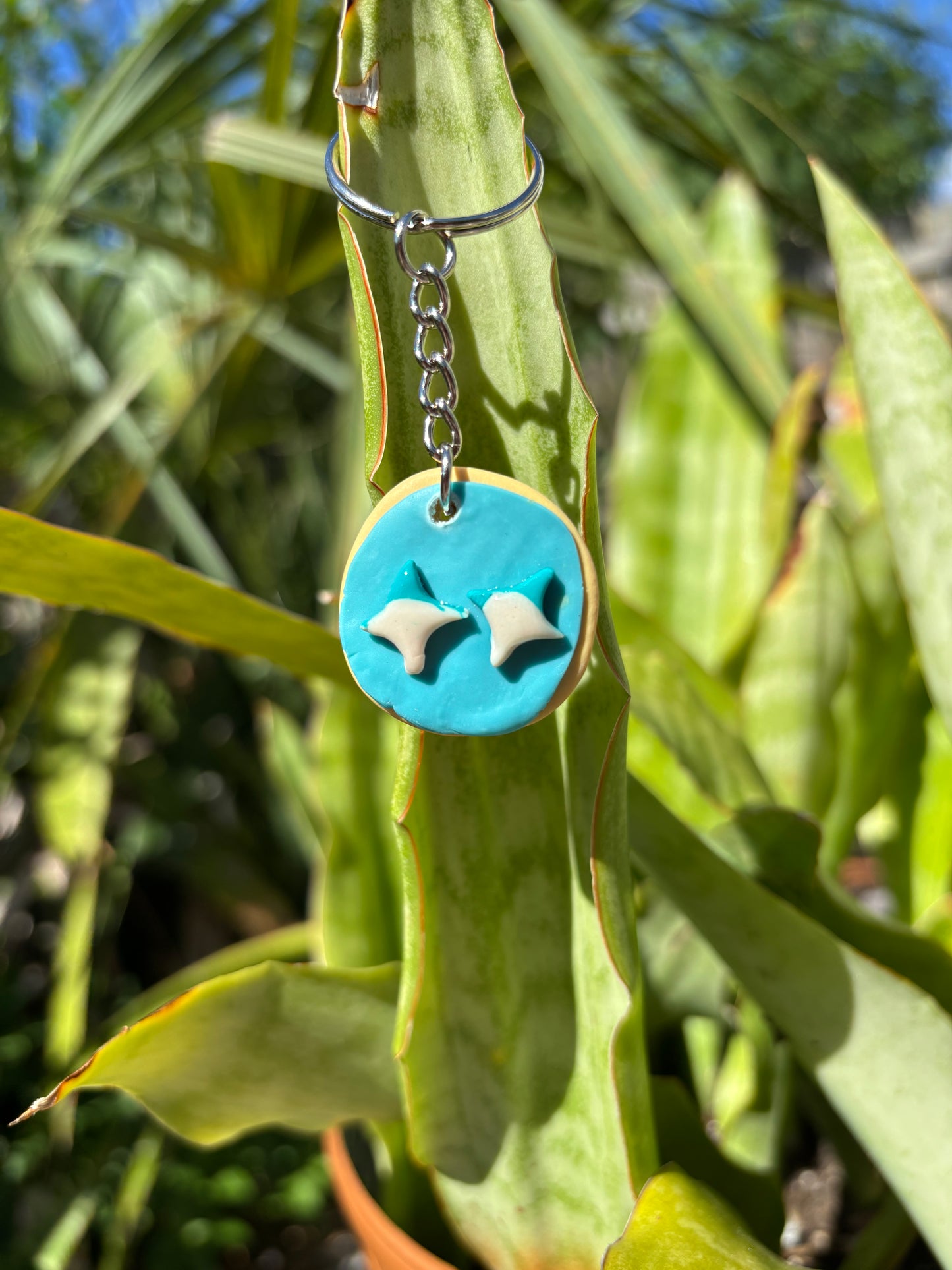 Blue Aquatic Keychain